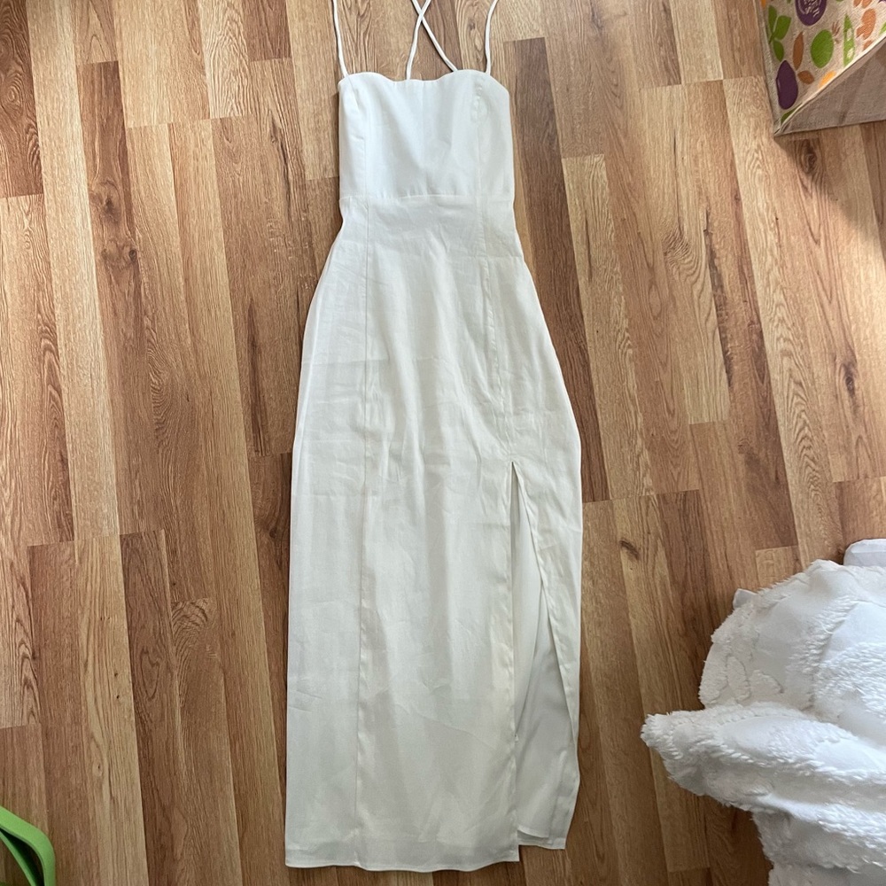 Zara white dress